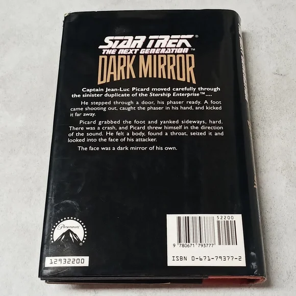Star Trek The Next Generation: Dark Mirror Book - Picture 2 of 10